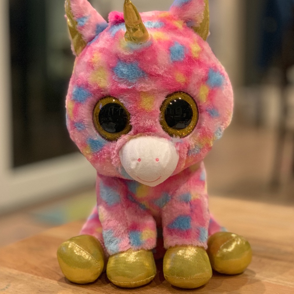 TY Beanie Boos - large  FANTASIA the Unicorn